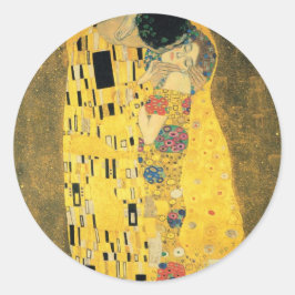 GUSTAV KLIMT RUNDUMSCHLAG AUFKLEBER "DIE KISS"