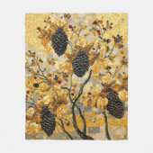 gustav klimt Rustic Pinecone Holiday Winter Bathro Fleecedecke (Vorderseite)