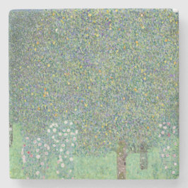Gustav Klimt’s Rosebushes Under the Trees, 1905 Steinuntersetzer