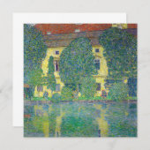 Gustav Klimt - Schloss Kammer am Attersee III Einladung (Vorne/Hinten)