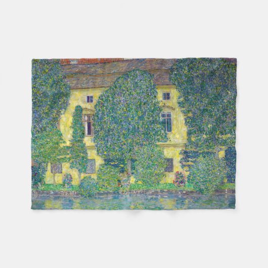 Gustav Klimt - Schloss Kammer am Attersee III Fleecedecke (Vorderseite (Horizontal))