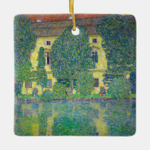 Gustav Klimt - Schloss Kammer am Attersee III Keramikornament