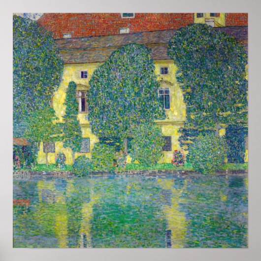Gustav Klimt - Schloss Kammer am Attersee III Poster (Vorne)