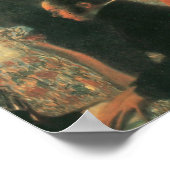 Gustav Klimt- Schubert am Piano II Poster (Ecke)