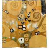 Gustav Klimt-Schüssel in einem Baum Duschvorhang (Vorderseite)