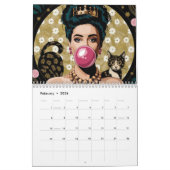 Gustav Klimt Schwarze Katze Im Blumengarten, Katze Kalender (Feb 2026)