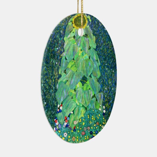 Gustav Klimt: Sonnenblume Keramik Ornament (Rechts)