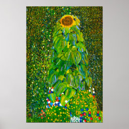 Gustav Klimt Sonnenblume Poster