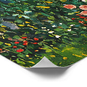 Gustav Klimt Sonnenblume Poster (Ecke)