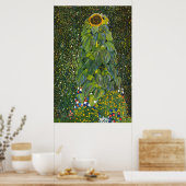 Gustav Klimt Sonnenblume Poster (Küche)