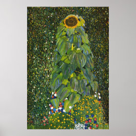 Gustav Klimt Sonnenblume Poster