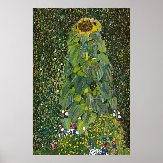 Gustav Klimt Sonnenblume Poster (Vorne)