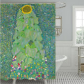 Gustav Klimt Sonnenblumen Kunst, Jugendstil und Bl Duschvorhang
