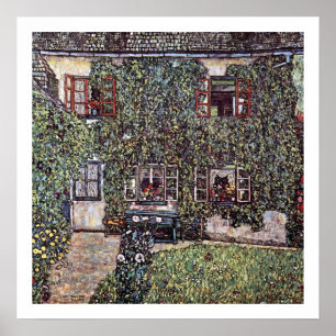 Gustav Klimt ~ Stein-Haus-Plakat Poster