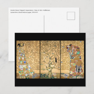 Gustav Klimt - Stoclet-Fries Lebensbaum Postkarte