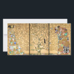 Gustav Klimt - Stoclet Frieze Tree of Life Dankeskarte<br><div class="desc">Stoclet Frieze Triptych: Baum des Lebens,  Erfüllung,  Erwartung - Gustav Klimt,  Pappe,  1909</div>