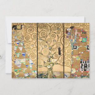 Gustav Klimt - Stoclet Frieze Tree of Life Einladung