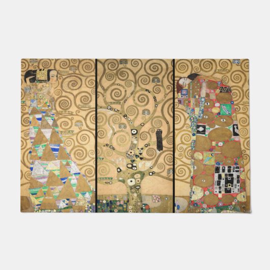 Gustav Klimt - Stoclet Frieze Tree of Life Fußmatte (Vorderseite)