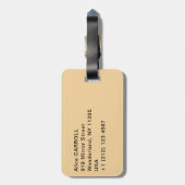 Gustav Klimt - Stoclet Frieze Tree of Life Gepäckanhänger (Rückseite vertikal)