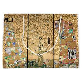 Gustav Klimt - Stoclet Frieze Tree of Life Große Geschenktüte