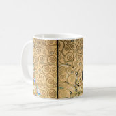 Gustav Klimt - Stoclet Frieze Tree of Life Kaffeetasse (Vorderseite Links)