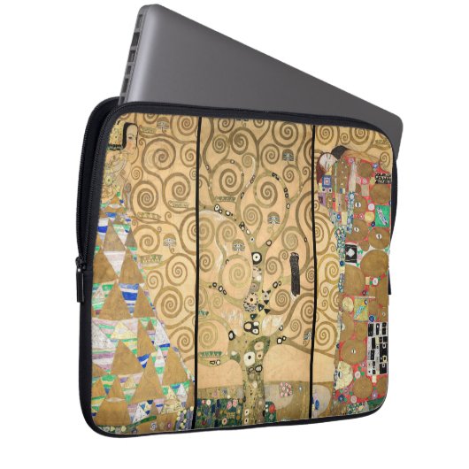 Gustav Klimt - Stoclet Frieze Tree of Life Laptopschutzhülle (Vorne Rechts)