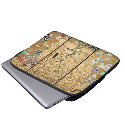 Gustav Klimt - Stoclet Frieze Tree of Life Laptopschutzhülle (Vorne Knopf)