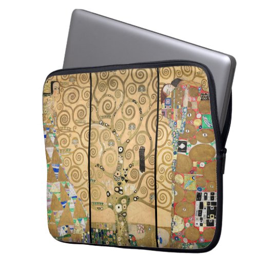 Gustav Klimt - Stoclet Frieze Tree of Life Laptopschutzhülle (Vorderseite Links)