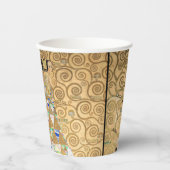 Gustav Klimt - Stoclet Frieze Tree of Life Pappbecher (Vorderseite)