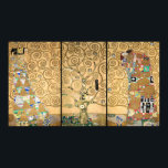 Gustav Klimt - Stoclet Frieze Tree of Life Poster<br><div class="desc">Stoclet Frieze Triptych: Baum des Lebens,  Erfüllung,  Erwartung - Gustav Klimt,  Pappe,  1909</div>
