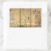 Gustav Klimt - Stoclet Frieze Tree of Life Rechteckiger Aufkleber (Tasche)