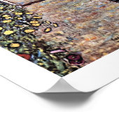 Gustav Klimt ~ Stone House Poster (Ecke)