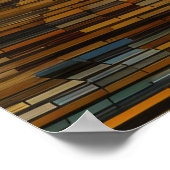 Gustav Klimt Style Landschaft Poster (Ecke)