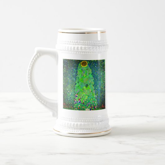 Gustav Klimt Sunflower Bierglas (Links)