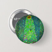 Gustav Klimt Sunflower Button (Vorne & Hinten)