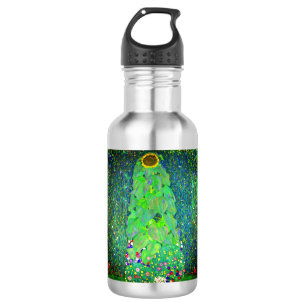 Gustav Klimt Sunflower Edelstahlflasche