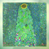 Gustav Klimt Sunflower Fensteraufkleber (Blatt 3)