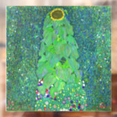 Gustav Klimt Sunflower Fensteraufkleber (Blatt 2)