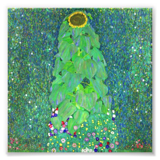 Gustav Klimt Sunflower Fotodruck (Vorne)
