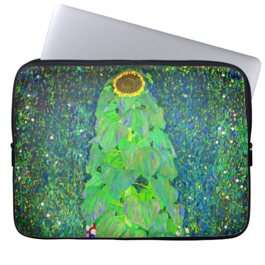 Gustav Klimt Sunflower Laptopschutzhülle (Vorderseite)