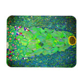 Gustav Klimt Sunflower Magnet (Horizontal)