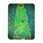 Gustav Klimt Sunflower Magnet (Vertikal)