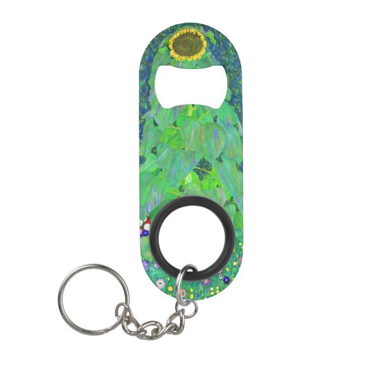 Gustav Klimt Sunflower Mini Flaschenöffner (Vorderseite)