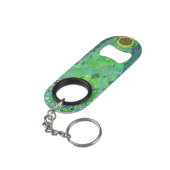 Gustav Klimt Sunflower Mini Flaschenöffner (Rückseite Schrägansicht)