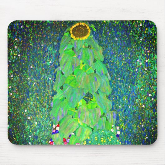 Gustav Klimt Sunflower Mousepad (Vorne)