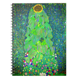 Gustav Klimt Sunflower Notizblock