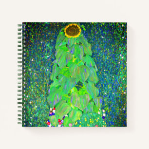 Gustav Klimt Sunflower Notizblock