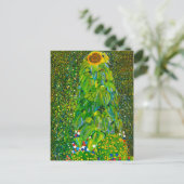 Gustav Klimt Sunflower Postcard Postkarte (Stehend Vorderseite)