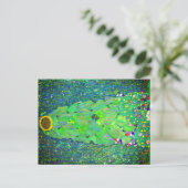 Gustav Klimt Sunflower Postkarte (Stehend Vorderseite)