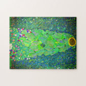 Gustav Klimt Sunflower Puzzle (Horizontal)